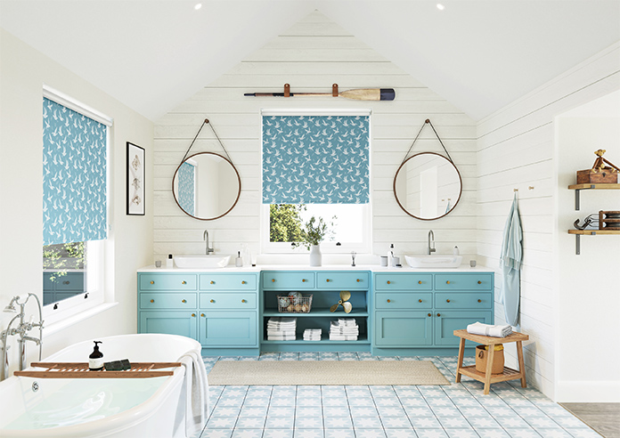 Seagulls, Seafoam - Roller Blind - Image 8